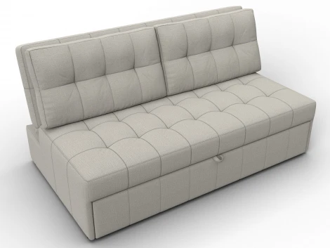 Диван прямой Лига-107 (160) (ЛДСП,Брус,Фанера,Рогожка/Бежевый) Лига Диванов 134912