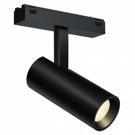 Трековый светильник магнитный 48V iLedex Vision48/25 4825-042-D55-18W-38DG-3000K-BK (круглые)