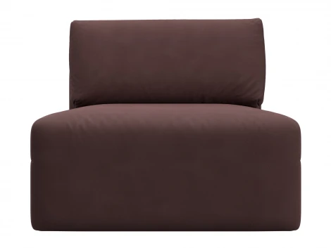 Модуль канапе Лига-060 НПБ (ЛДСП,Брус,Фанера,Замша/Бордовый) Лига Диванов 129560