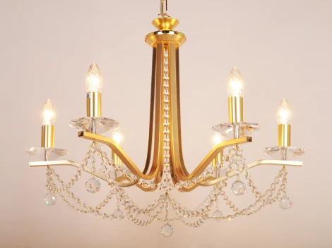 Подвесная люстра A110L06FA.3 (220V, на цепи, свеча)