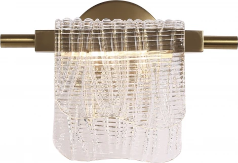 Настенный светильник ST Luce Voile SL6021.201.06 золотистый/прозрачный LED 1*6W 4000K (220V)