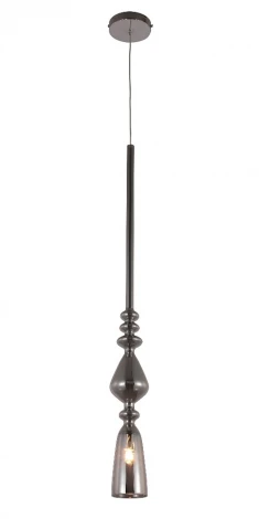 Подвесной светильник Crystal Lux NEW SP1 B SMOKE (LED, 220V, на проводе, бокалы)