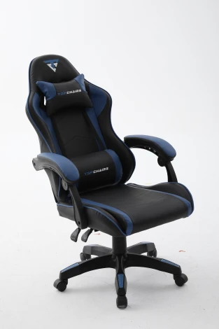 Кресло спортивное TopChairs Shadow черно-синий арт.УТ000039466