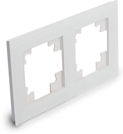 Рамка на 2 поста (белый) Stekker Катрин 39255