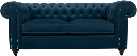 Диван Chester Classic ОГОГО (арт.344543), (Ткань/Белый,Синий)