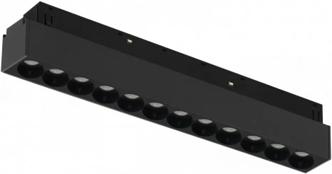 Трековый магнитный светильник 48V iLedex Vision48/22 4822-002-L235-12W-38DG-4000K-BK