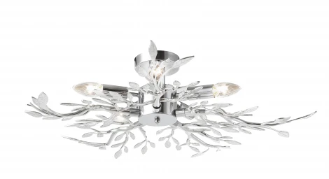 Потолочная люстра Globo Flash 68541-5 (220V, лепестки, листья, ветки)