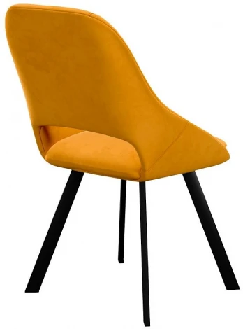 Стул DikLine 247 поворотный, Z280 апельсин, ножки черные