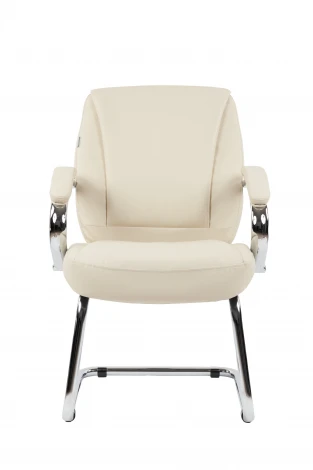Офисное кресло Chairman 794V Россия хром экокожа бежевый