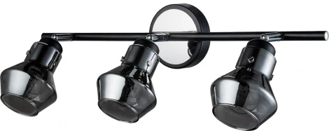 Спот Escada Carlo Escada Carlo 593/3 3x40Вт E14, металл, чёрный/хром