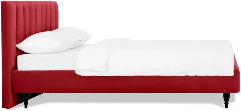 Кровать Queen II Sofia L 1600 ОГОГО (арт.577451), (Ткань/Бордовый)