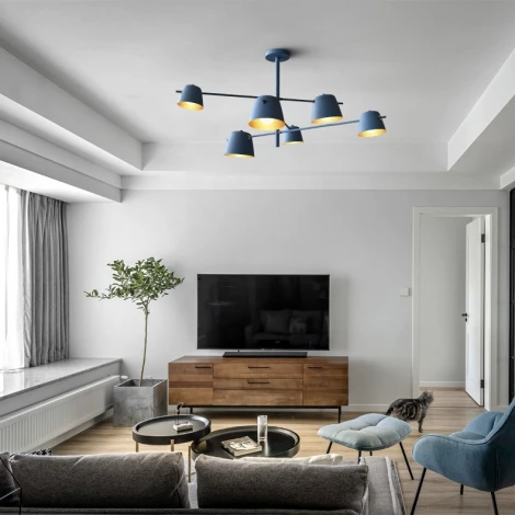 Потолочная люстра на штанге Goda Blue ImperiumLoft Goda01 (204170-26) (220V)