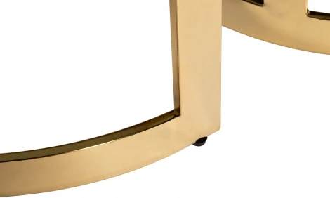 Журнальный стол Garda Decor 47ED-ET081S-GOLD (Золото/Черный)