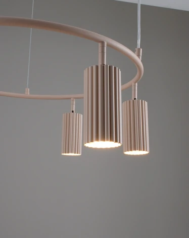 Подвесная люстра кольцо Moderli Cora V11603-6P (220V, на тросе, кольцо)