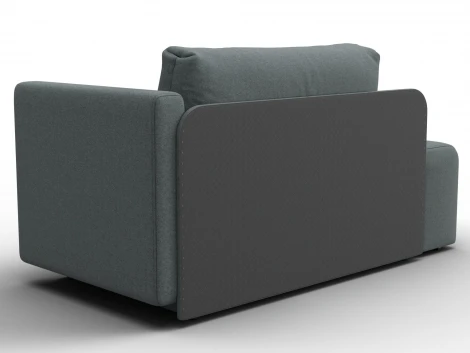 Кушетка Лига-097 (ДВП,ДСП,ЛДСП,Брус/Пластик/Рогожка/Серый) Лига Диванов 132572