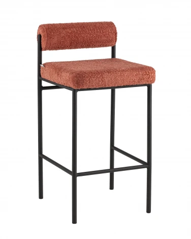 Стул полубарный Stool Group Балла букле коралловый УТ000041908