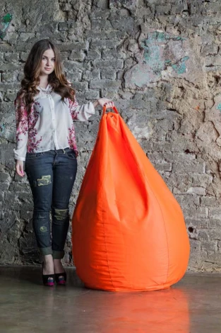 Кресло мешок Dreambag Груша Фьюжн Оранжевое (2XL, Классический) 5002231