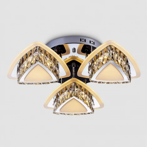 Потолочная люстра светодиодная на штанге с пультом с регулировкой цветовой температуры и яркости LED4U LED4U L5901-3