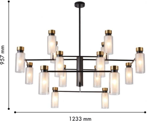 Потолочная люстра на штанге Favourite Slank 4482-16P (220V)