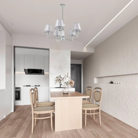 Потолочная люстра на штанге Arte Milano AM344401 344401/5 CR (220V)