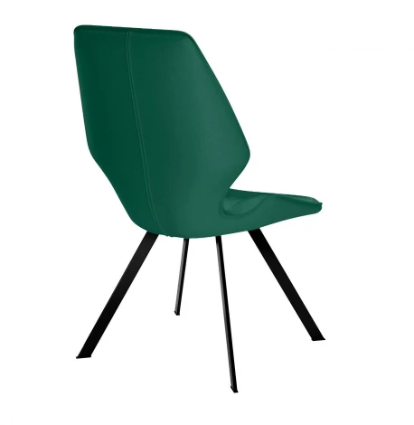 Стул DikLine 242M K13 изумруд, ножки черные арт.00-00079497