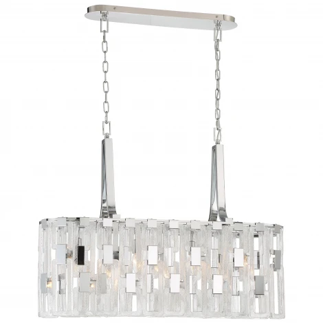 Подвесная люстра Lucia Tucci Virginia 1370.7 chrome (220V, на цепи)