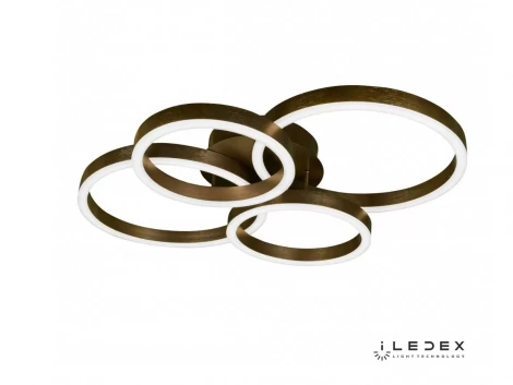 Потолочная люстра iLedex Ring-New 6815-300/400-X-T Coffee