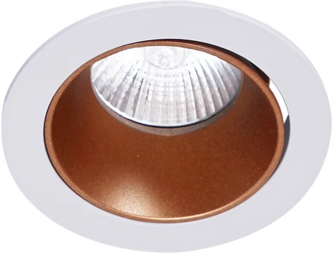 Встраиваемый точечный светильник Reluce 16085-9.0-001PT MR16 WT+ROSE GD (220V, круглые)