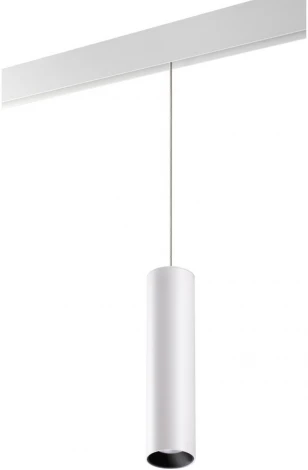 Трековый светильник низковольтный диммируемый Novotech Flum 359499 SHINO белый 12W 48V 3000-6500K (LED, круглые)