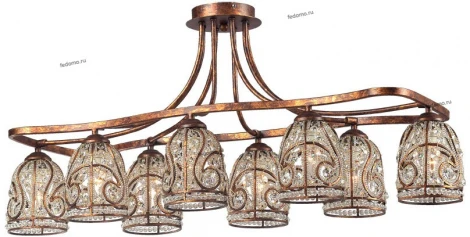 Потолочная люстра N-Light 671 671-08-53 spanish bronze