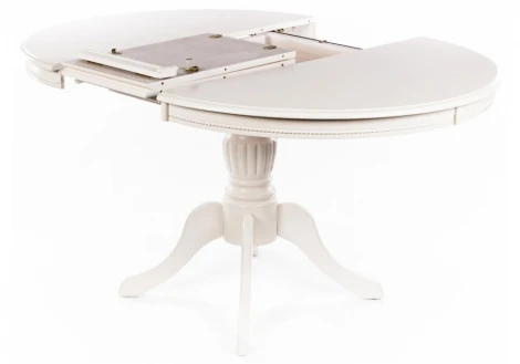 Стол раскладной Woodville Toskana 106 молочно-белый 1087