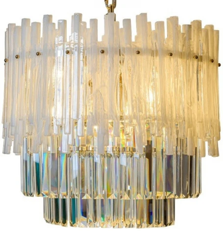 Подвесная люстра каскадная L'Arte Luce Glacier L36210 (220V, хрусталь K9, на цепи)