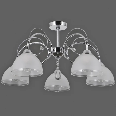 Потолочная люстра на штанге ILLUMICO IL0495-5CSQ-25CH ELITE