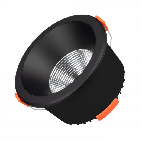 Встраиваемый точечный светильник светодиодный MS-ALORA-BUILT-R140-12W Day4000-MIX (BK, 40 deg, TRIAC) (Arlight, IP54 Пластик) 048092 (220V)