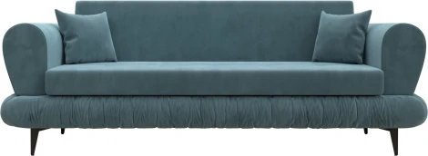 Диван-книжка Лига-045 (Бирюзовый/Велюр) Лига Диванов арт.122325