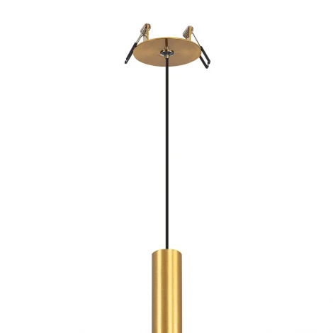 Подвесной светильник светодиодный (+BD70BS) латунь Citilux Tubu CL51512V_BD