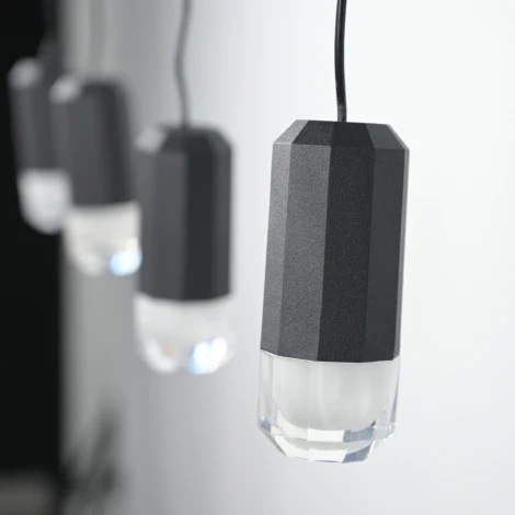 Подвесной светильник Via Wireflow Polyhedral 4 Lineal Pendant Light By ImperiumLoft Via01 (LED, 220V, на проводе)