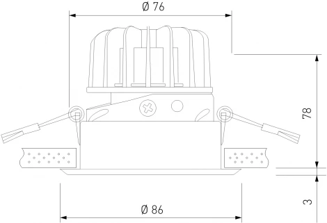 Встраиваемый светодиодный светильник Elektrostandard Osti 25081/LED a062939