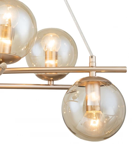 Подвесной светильник Balance 1119/6S E14*40W Gold (220V, на проводе, шарики)