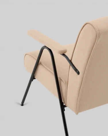 Кресло Эндино рогожка бежевый Stool Group арт.УТ000041562