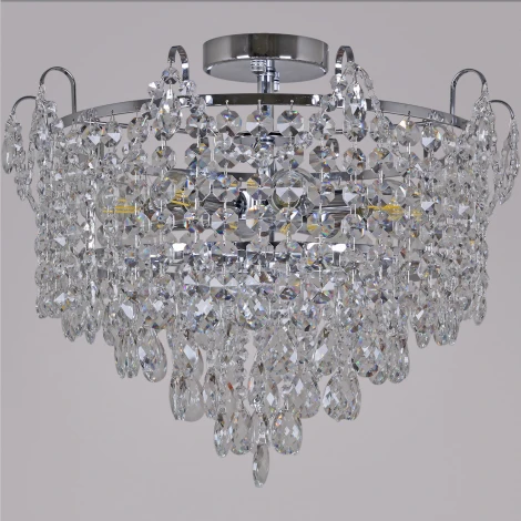 Потолочная люстра хрустальная на штанге Reluce 90192-0.3-08 CR (220V)