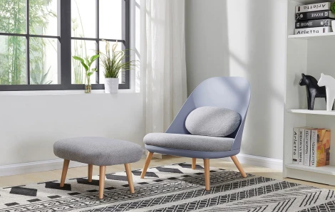 Кресло RX-12W голубой A652-14