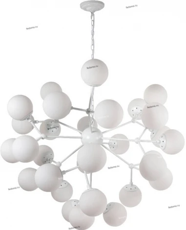 Люстра подвесная Crystal Lux Medea, 30 плафонов, белый