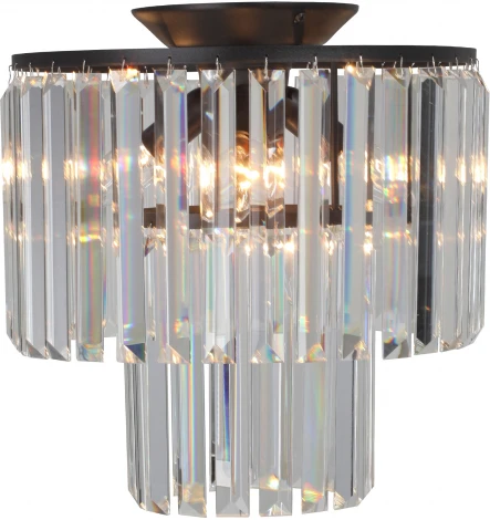 Потолочная люстра Vitaluce V5153-1/4PL, 4xE14 макс. 40Вт (220V, хрусталь)