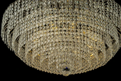 Подвесная люстра Arti Lampadari Salentino E 1.5.60.100 N (220V, хрусталь, на цепи)