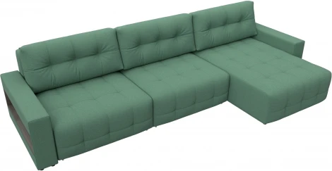 Диван угловой с полками Лига-053 НПБ Лонг Лига Диванов (Рогожка) арт.128957