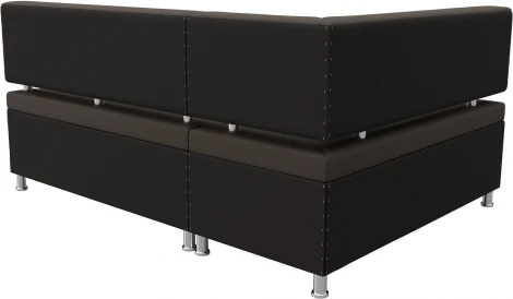 Диван кухонный угловой Стайл левый угол (Коричневый/Рогожка) Лига Диванов арт.122525L