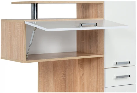 Стол компьютерный Woodville Джаз-17 левый дуб сонома 318952