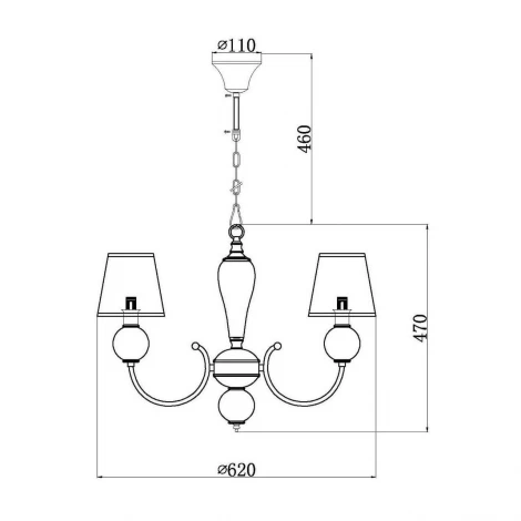 Подвесная люстра Vele Luce Bella VL2014L05