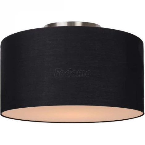 Люстра потолочная Артпром Crocus, 1 плафон, никель, черный с белым